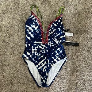 La Blanca one piece bathing suit tummy control